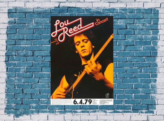 Lou Reed - Phantom Of Rock, Frankfurt 1979 - Konzertplakat
