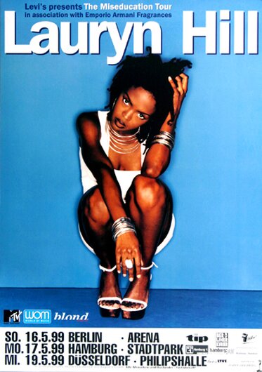 Fugees - Lauryn Hill, Miseducation, 1999 - Konzertplakat