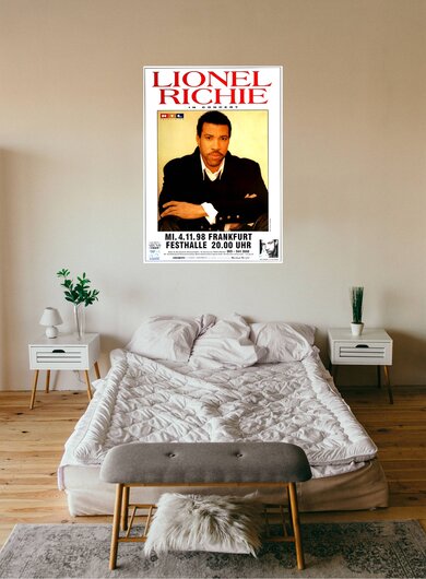Lionel Richie - Time, Frankfurt 1998 - Konzertplakat