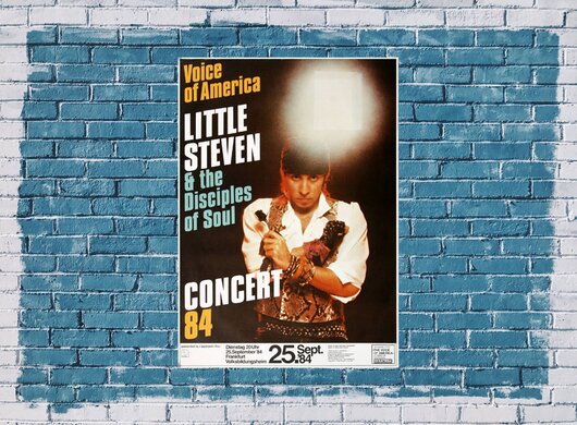 Little Steven - Voice of America, Frankfurt 1984 - Konzertplakat