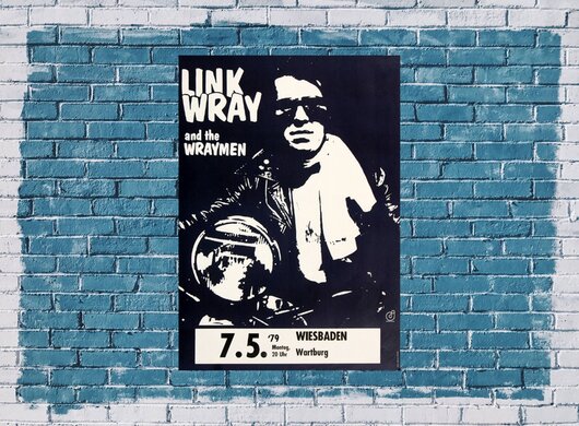 Link Ray and the Raymen - Guitar Preacher, Wiesbaden 1979 - Konzertplakat