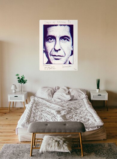 Leonard Cohen, Days Of Europe, ORIGINAL von 1980, Die Nr.11 mit einer Auflage von nur 200Stück mit persönlicher Widmung und Handsigniert.