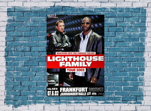 Lighthouse Family - Whatever Gets You, Frankfurt 2002 - Konzertplakat