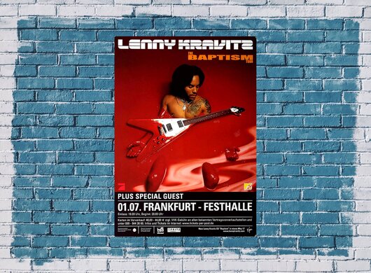 Lenny Kravitz - The Baptism, Frankfurt 2004 - Konzertplakat