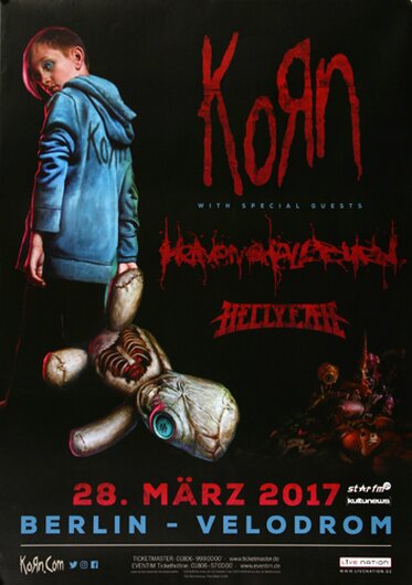 Korn - Insane , Berlin 2017 - Konzertplakat