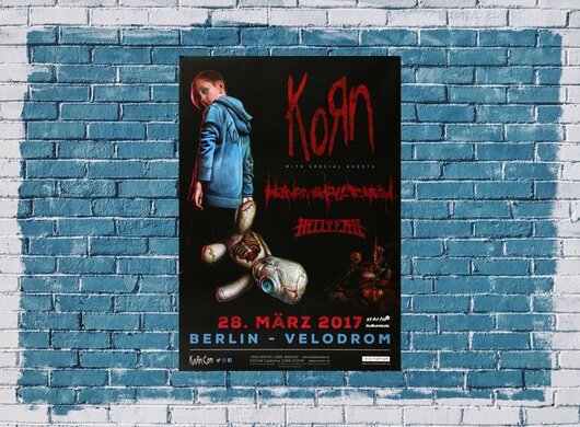 Korn - Insane , Berlin 2017 - Konzertplakat