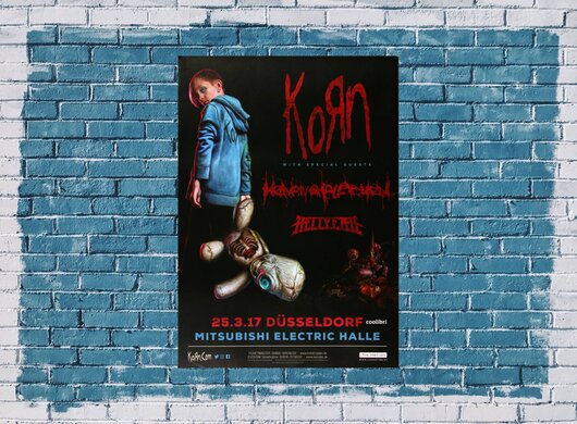 Korn - Insane , Düsseldorf 2017 - Konzertplakat