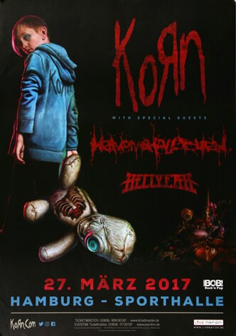 Korn - Insane , Hamburg 2017 - Konzertplakat