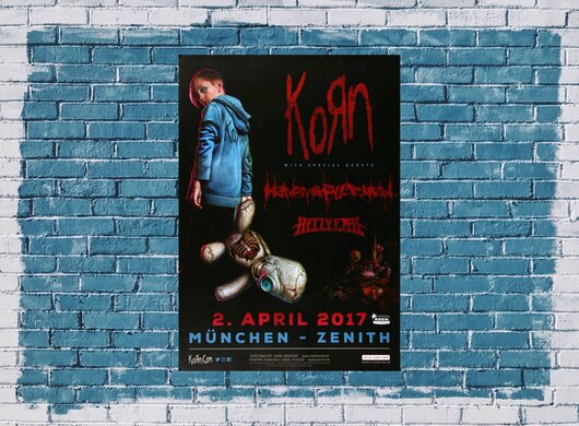 Korn - Insane , München 2017 - Konzertplakat