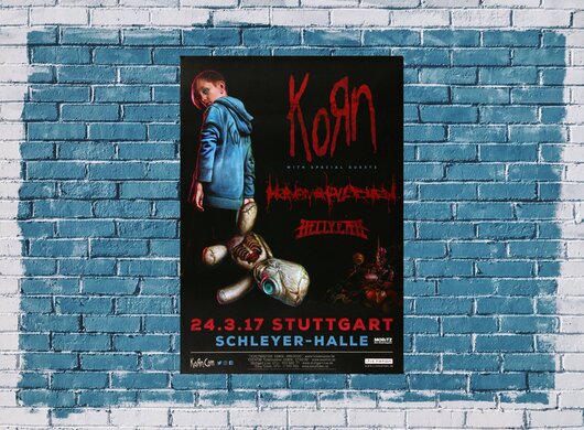 Korn - Insane , Stuttgart 2017 - Konzertplakat
