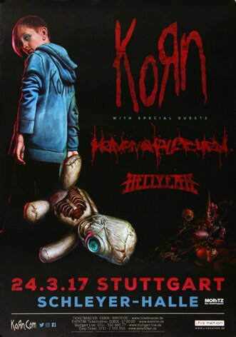 Korn - Insane , Stuttgart 2017 - Konzertplakat