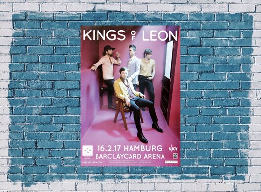Kings Of Leon - Sex On Fire , Hamburg 2017 - Konzertplakat