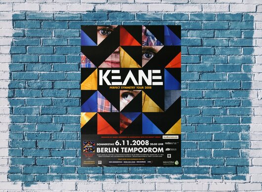 Keane - Tom Chaplin - Better Than This, Berlin 2008 - Konzertplakat