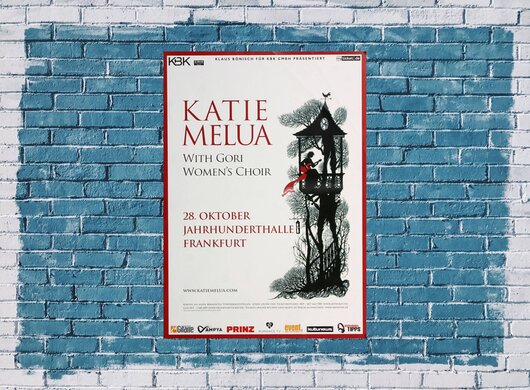 Katie Melua - Womens Choir, Frankfurt 2016 - Konzertplakat