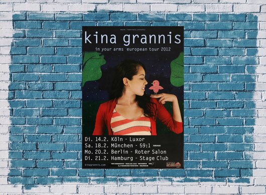 Kina Grannis - In Your Arms, Tour 2012 - Konzertplakat