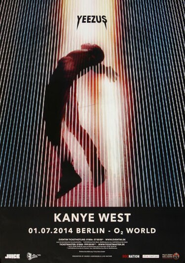 Kanye West - Yeezus , Berlin 2014 - Konzertplakat