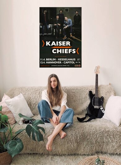 Kaiser Chiefs - Misery Company, Berlin & Hannover 2014 - Konzertplakat