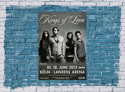 Kings Of Leon - First Night , Köln 2013 - Konzertplakat