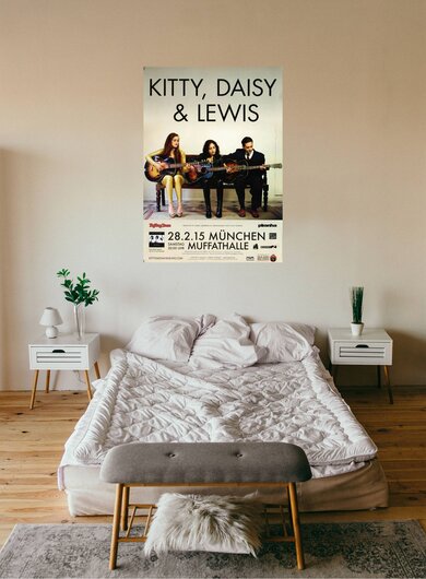 Kitty, Daisy & Lewis - The Third , München 2015 - Konzertplakat