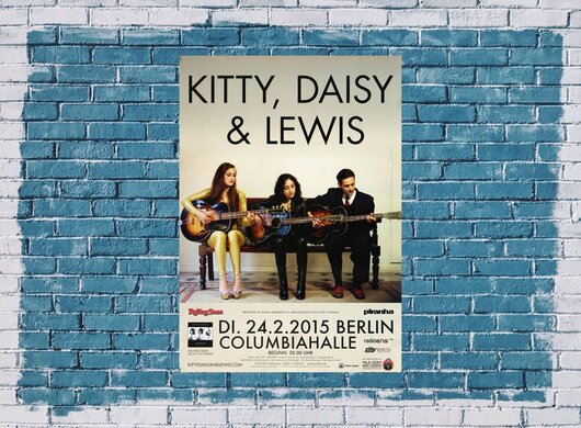 Kitty, Daisy & Lewis - The Third , Berlin 2015 - Konzertplakat