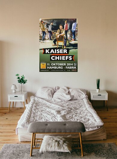 Kaiser Chiefs - Aducation & War, Hamburg 2014 - Konzertplakat