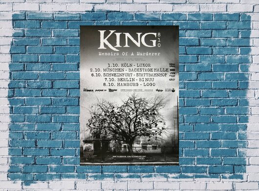 King 810 - Memoirs Of A Murderer, Tour 2014 - Konzertplakat