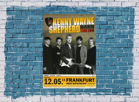 Kenny Wayne Shepherd - Shepherd, Frankfurt 2014 - Konzertplakat