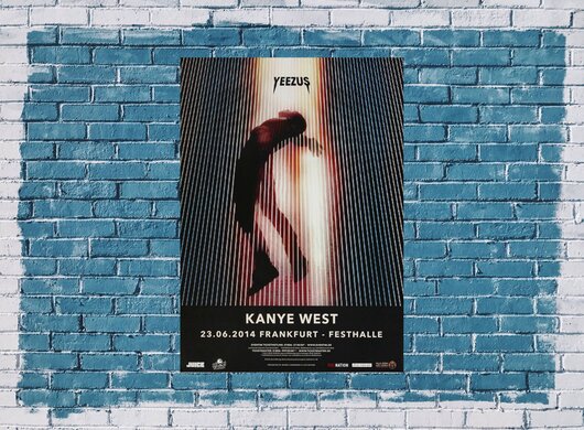 Kanye West - Yeezus , Frankfurt 2014 - Konzertplakat