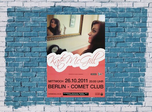 Kate McGill - Someone Like You, Berlin 2011 - Konzertplakat
