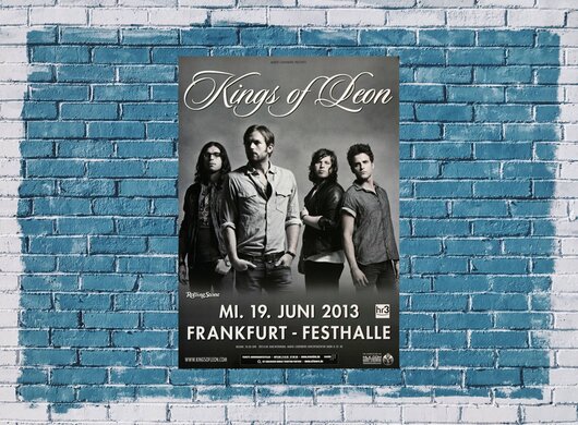 Kings Of Leon - Only By Night , Frankfurt 2013 - Konzertplakat