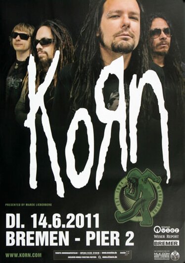 Korn - Sucker Punch, Bremen 2011 - Konzertplakat
