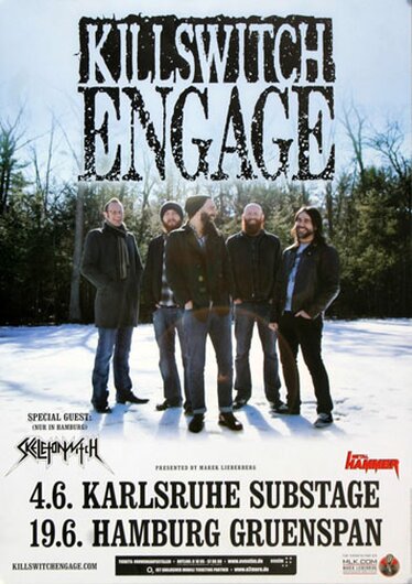 Killswitch Engage - Save Me, Karlsruhe & Hamburg 2012 - Konzertplakat
