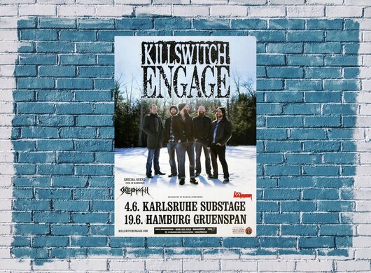 Killswitch Engage - Save Me, Karlsruhe & Hamburg 2012 - Konzertplakat