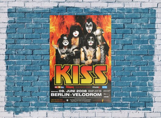 KISS - Kissology, Berlin 2008 - Konzertplakat