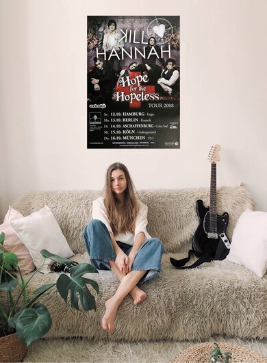 Kill Hannah - Hope For The Hopeles, Tour 2008 - Konzertplakat