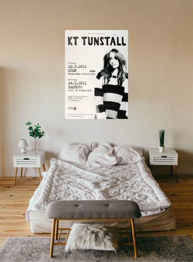 KT Kunstall - Tiger Suit, Köln & Hamburg 2011 - Konzertplakat
