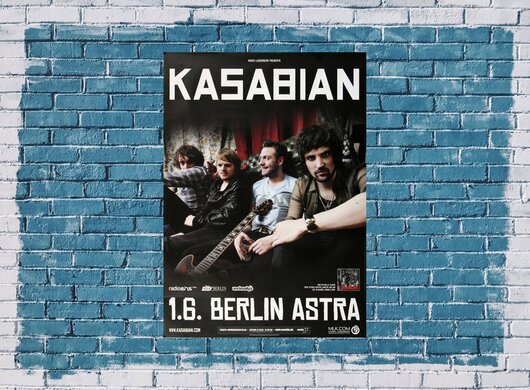 Kasabian - Astra , Berlin 2010 - Konzertplakat