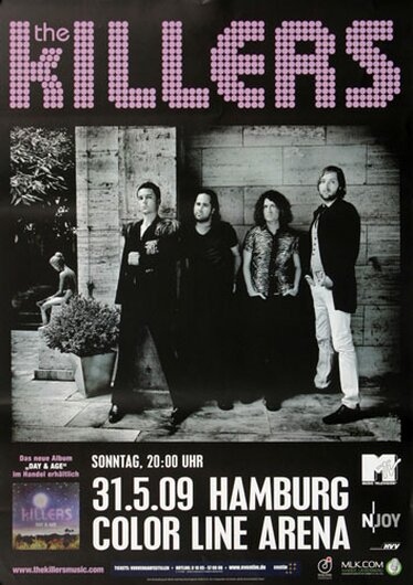Killers - Hamburg, Hamburg 2009 - Konzertplakat