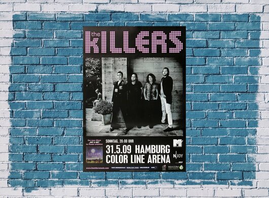Killers - Hamburg, Hamburg 2009 - Konzertplakat