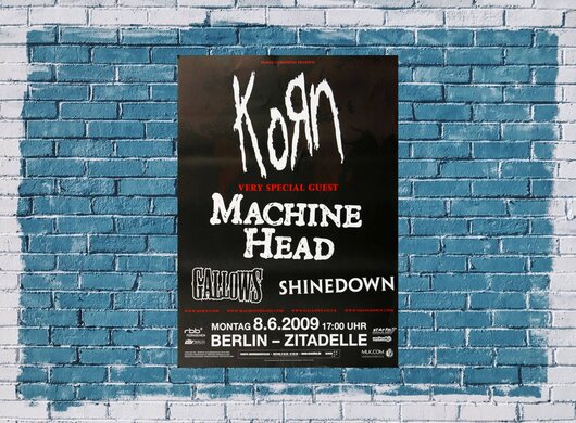Korn - Untitled , Berlin 2009 - Konzertplakat