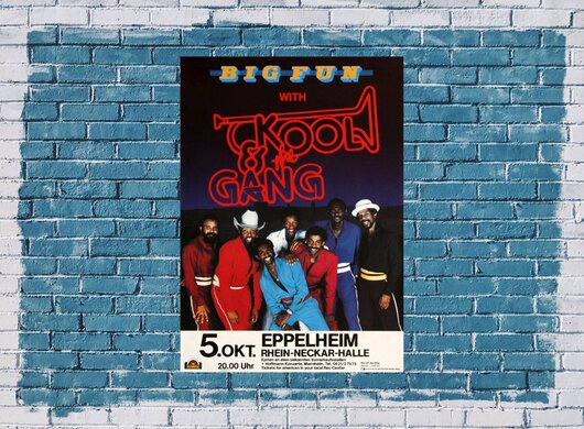 Kool and the Gang - Big Fun, Eppelheim 1971 - Konzertplakat