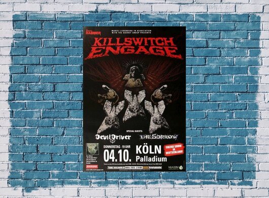 Killswitch Engage - Daylight Live, Köln 2007 - Konzertplakat