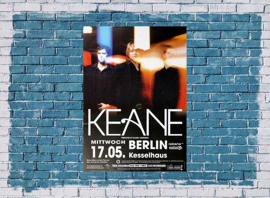 Keane - Tom Chaplin - Unter The Iron Sea, Berlin 2006 - Konzertplakat
