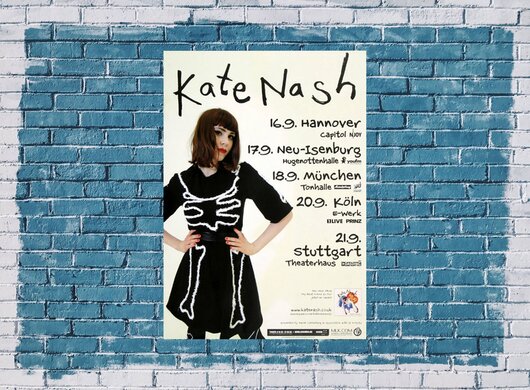 Kate Nash - My Best Friend, Tour 2010 - Konzertplakat