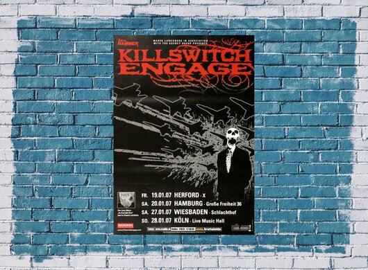 Killswitch Engage - As Daylight Dies, Tour 2007 - Konzertplakat
