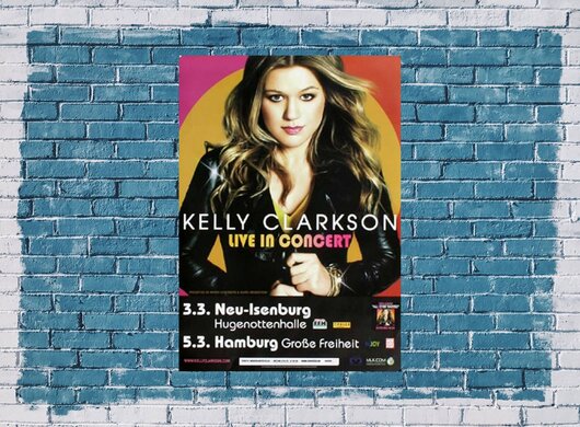Kelly Clarkson - All I Ever Wanted, Frankfurt & Hamburg 2008 - Konzertplakat