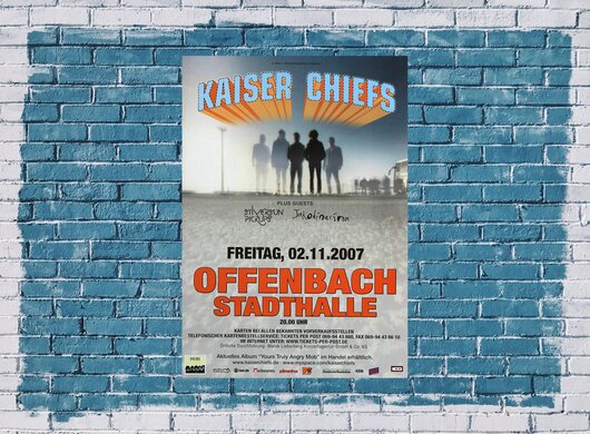 Kaiser Chiefs - Truly Angry Mob, Frankfurt 2007 - Konzertplakat