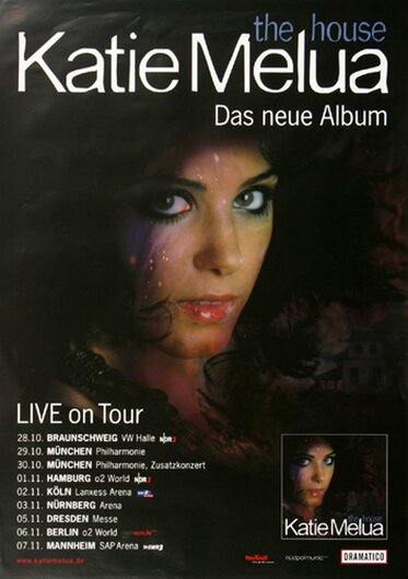 Katie Melua - The House, Tour 2010 - Konzertplakat