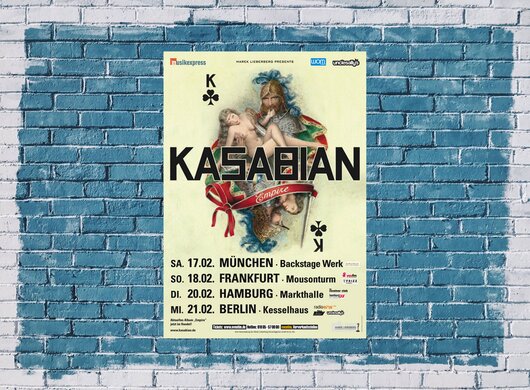 Kasabian - Empire, Tour 2007 - Konzertplakat