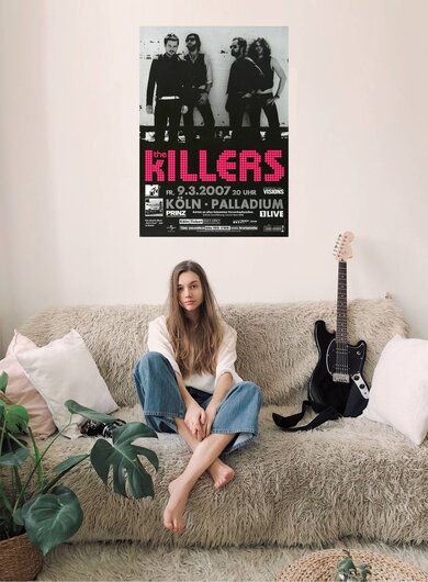 The Killers - Hot Fuss, Frankfurt 2007 - Konzertplakat
